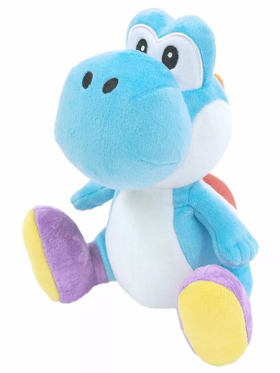 Little Buddy plush - Super Mario All Star Collection  -  Light Blue Yoshi - 20 cm