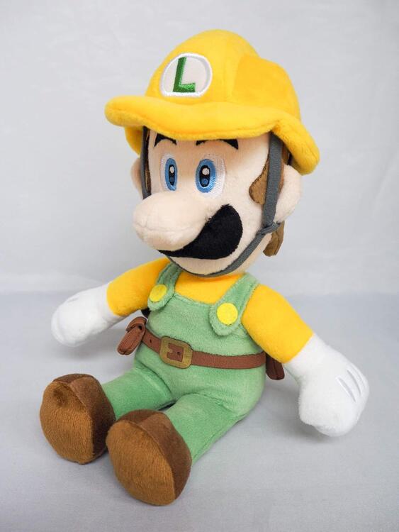 Little Buddy plush - Super Mario All Star Collection - Super Mario Maker 2 - Luigi Builder - 20 cm