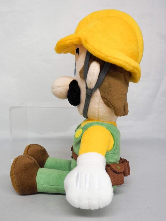 Little Buddy plush - Super Mario All Star Collection - Super Mario Maker 2 - Luigi Builder - 20 cm