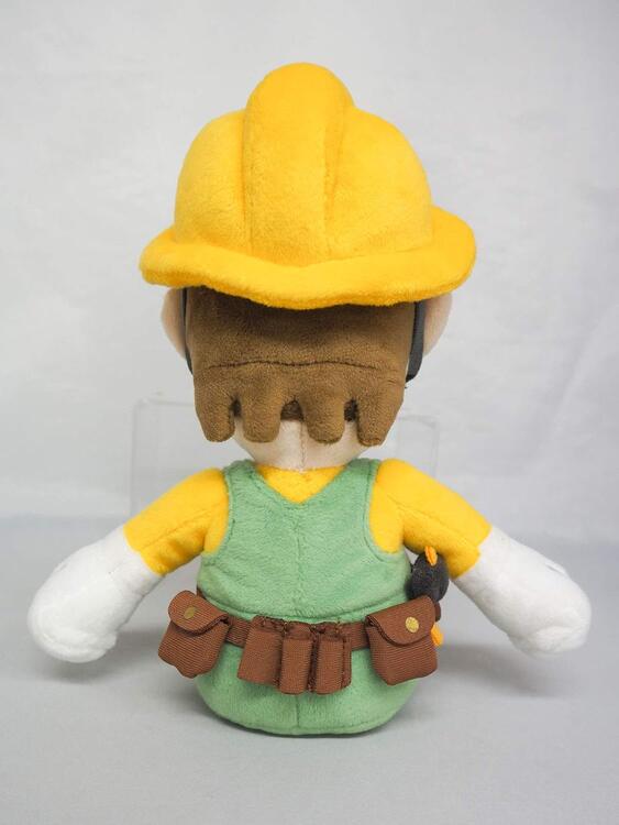 Little Buddy plush - Super Mario All Star Collection - Super Mario Maker 2 - Luigi Builder - 20 cm