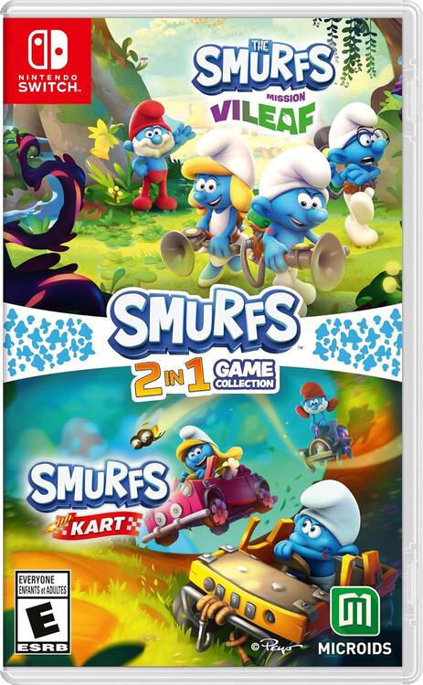 Smurfs 2 in 1 Game Collection