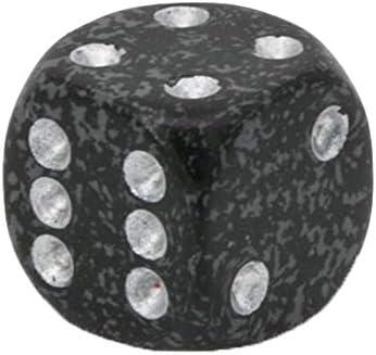 Chessex - Ensemble de 36 dés 6  -  12mm  -  Speckled Ninja