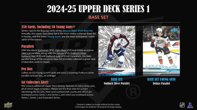 Upper Deck - Booster Hobby - 2024-25 Hockey Series One