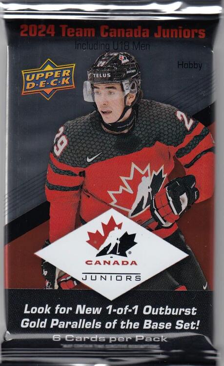 Upper Deck - Booster Hobby - 2024 Team Canada Juniors