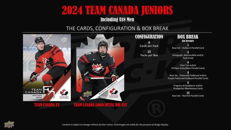 Upper Deck - Booster Hobby - 2024 Team Canada Juniors