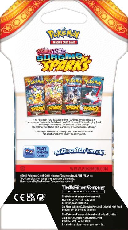 Pokémon - Boosters  -  Scarlet & Violet  -  Surging Sparks