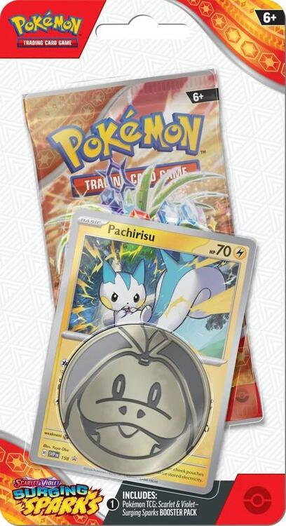 Pokémon - Checklane Blister  -  Scarlet & Violet  -  Surging Sparks  -  Pachirisu