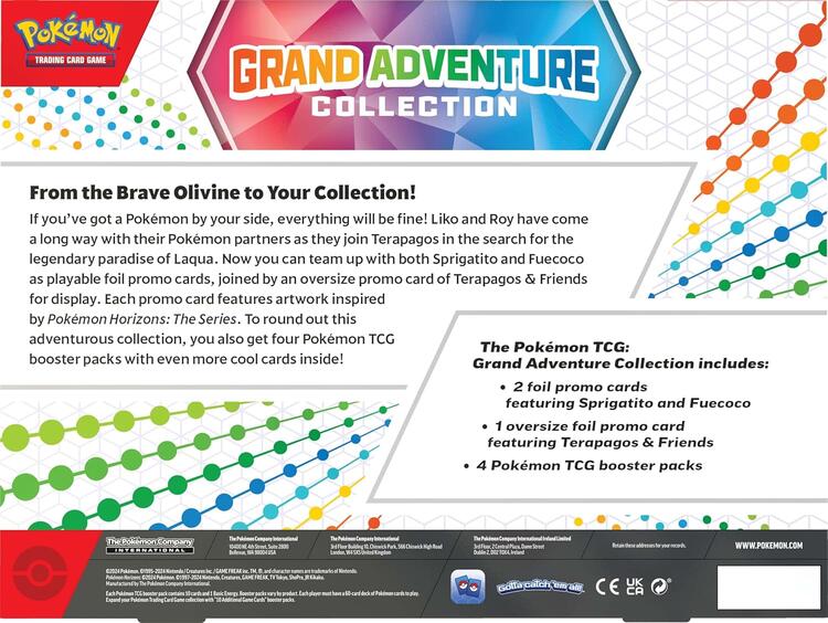 Pokémon - Grand Adventure Collection Box  -  Terapagos & Friends