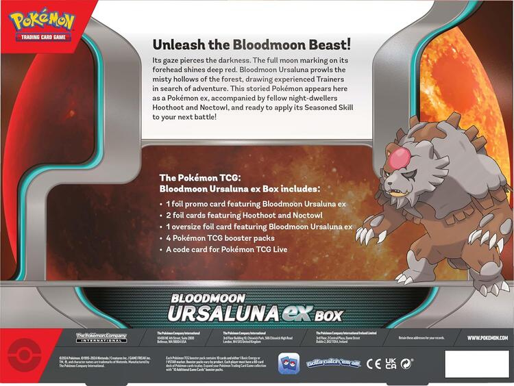 Pokémon - Bloodmoon Ursaluna ex box