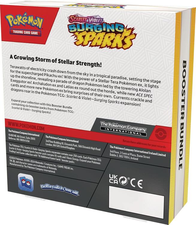 Pokémon - Booster Bundle  -  Scarlet & Violet  -  Surging Sparks