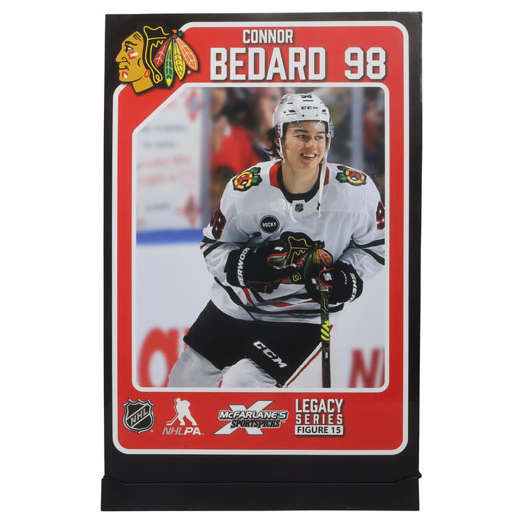 McFarlane Sportspicks - Figurine statue de 17.8cm  -  NHL Hockey  -  Chicago Blackhawks  -  Connor Bedard 98