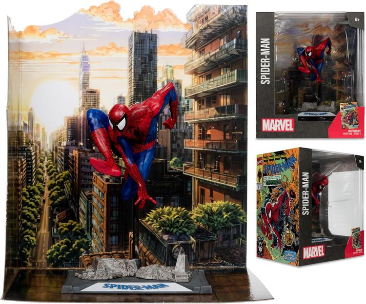 McFarlane Toys - Figurine statue de 17.8cm  -  Marvel Spider-Man Inspired by Spider-Man Issue