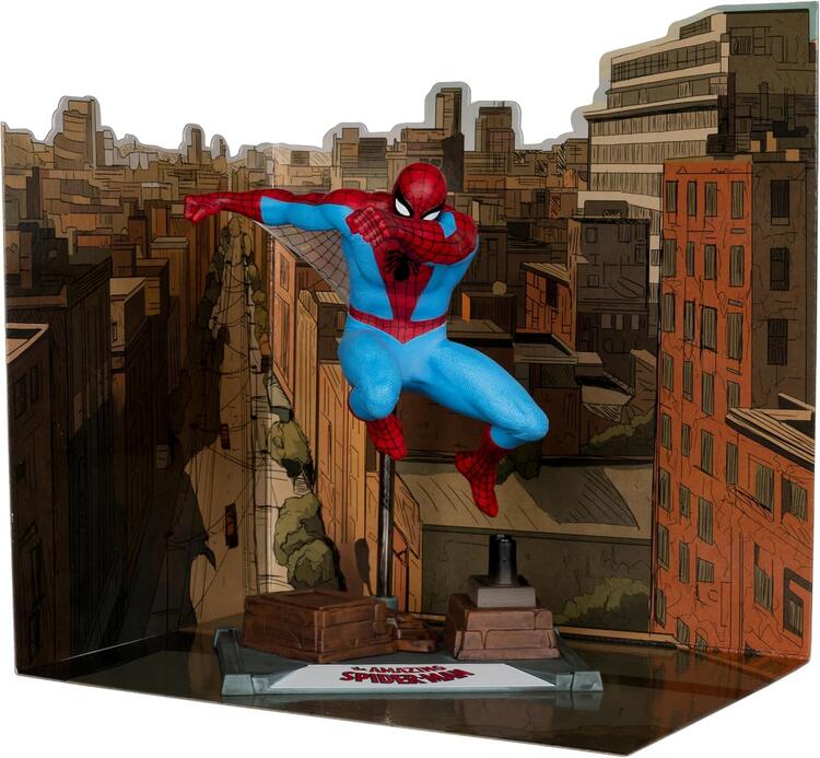 McFarlane - Gold Label Collection  -  Figurine statue de 17.8cm  -  Marvel Spider-Man Inspired by The Amazing Spider-Man Issue