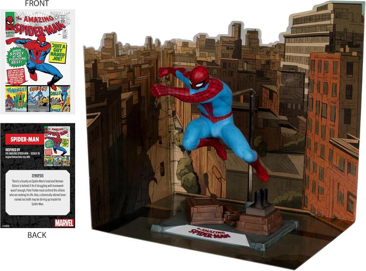 McFarlane - Gold Label Collection  -  Figurine statue de 17.8cm  -  Marvel Spider-Man Inspired by The Amazing Spider-Man Issue