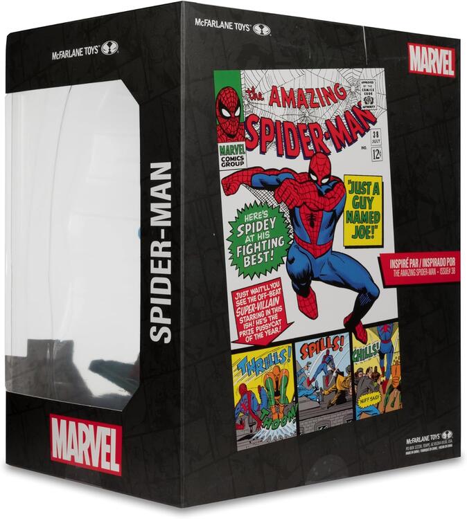 McFarlane - Gold Label Collection  -  Figurine statue de 17.8cm  -  Marvel Spider-Man Inspired by The Amazing Spider-Man Issue