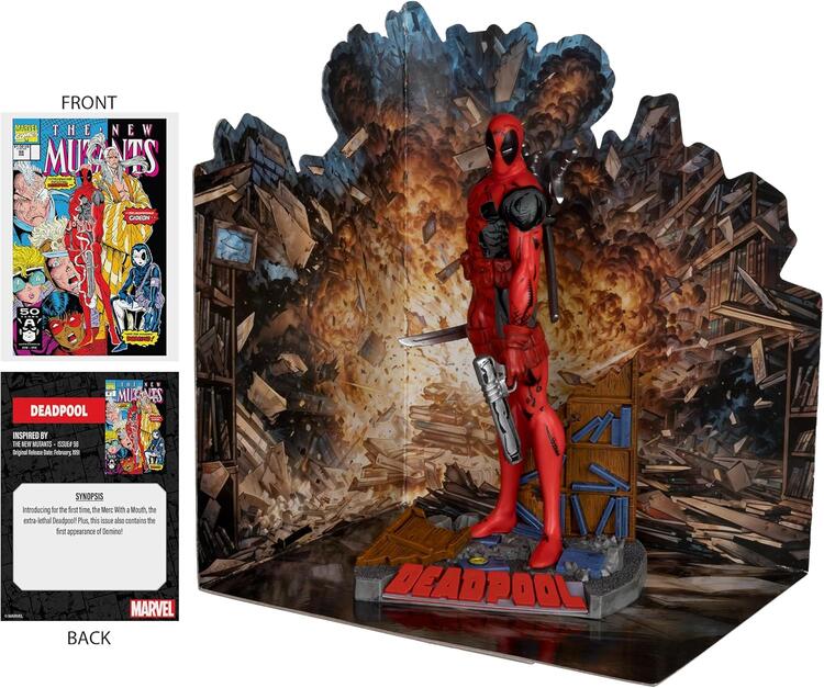 McFarlane Toys - Figurine statue de 17.8cm  -  Marvel Deadpool Inspired by The New Mutants Issue