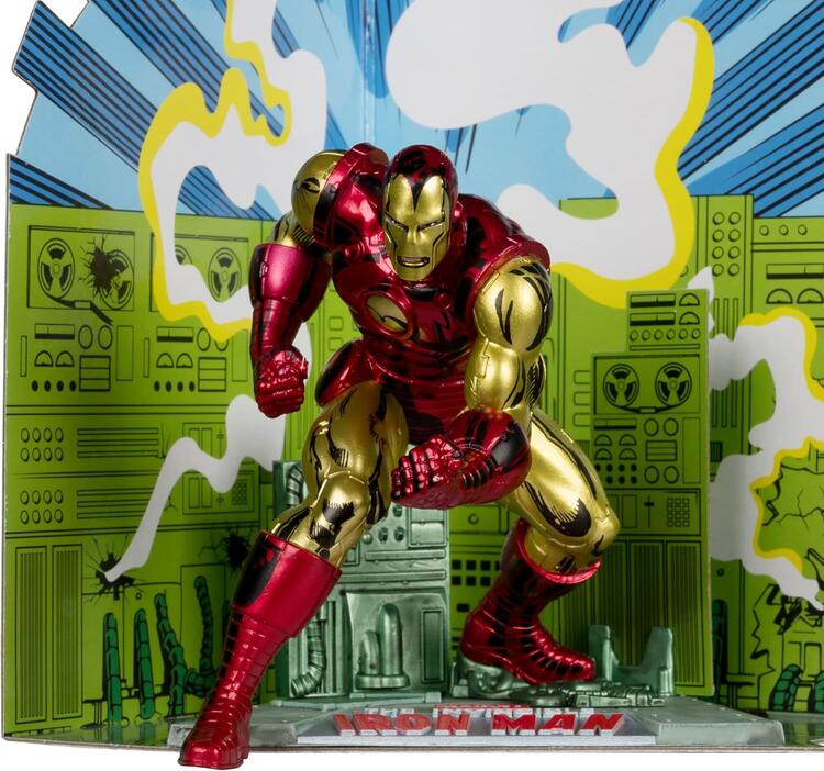 McFarlane Toys - Figurine statue de 17.8cm  -  Marvel Iron Man Inspired by The Invincible Iron man Issue