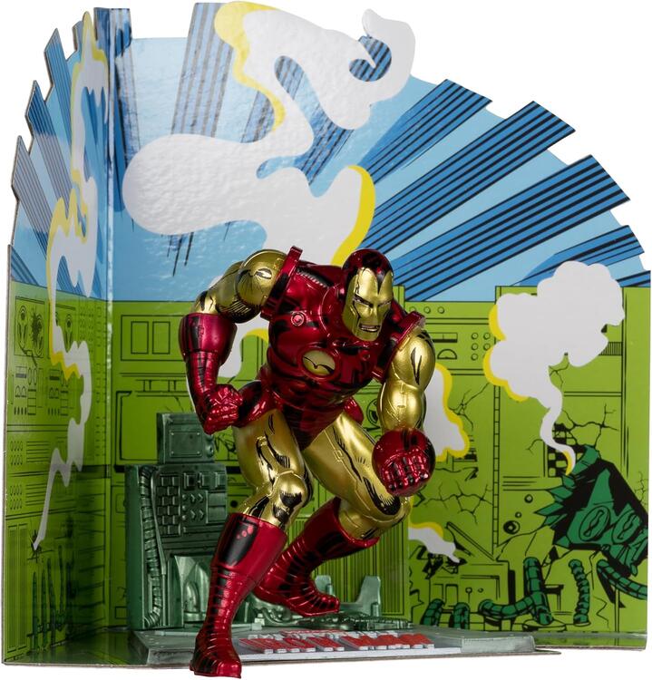 McFarlane Toys - Figurine statue de 17.8cm  -  Marvel Iron Man Inspired by The Invincible Iron man Issue