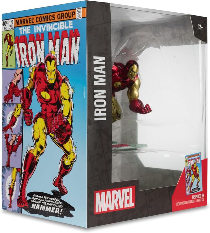 McFarlane Toys - Figurine statue de 17.8cm  -  Marvel Iron Man Inspired by The Invincible Iron man Issue