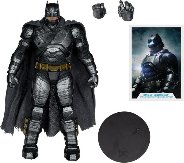 McFarlane - Figurine action de 17.8cm  -  DC Multiverse  -  Batman V Superman: Dawn of Justice  -  Batman (Armor Suit)