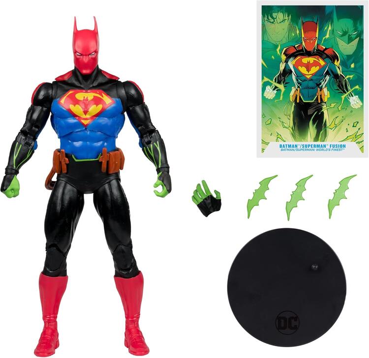 McFarlane - Figurine action de 17.8cm  -  DC Multiverse  -  Batman / Superman: World's Finest  -  Batman / Superman Fusion