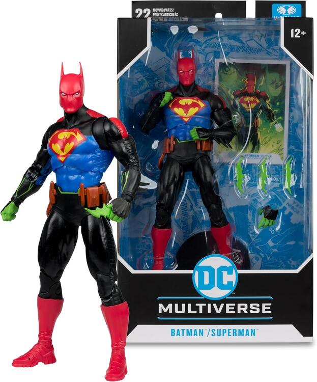 McFarlane - Figurine action de 17.8cm  -  DC Multiverse  -  Batman / Superman: World's Finest  -  Batman / Superman Fusion