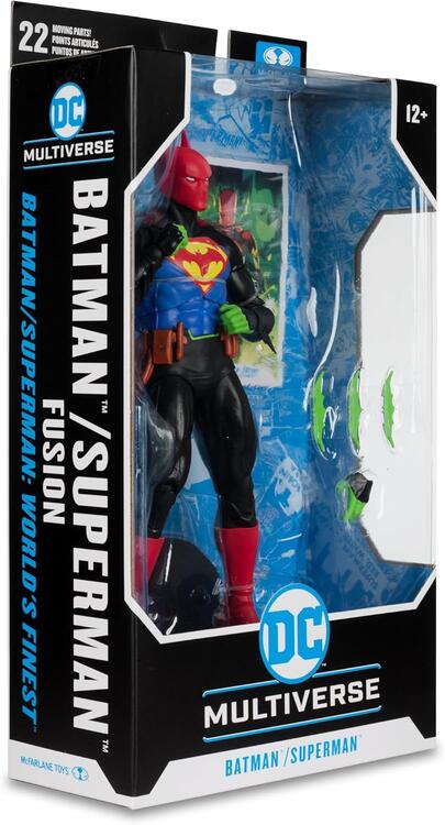 McFarlane - Figurine action de 17.8cm  -  DC Multiverse  -  Batman / Superman: World's Finest  -  Batman / Superman Fusion