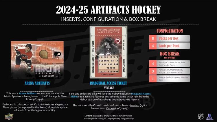 Upper Deck - Booster Hobby - Artifacts 2024-25 Hockey