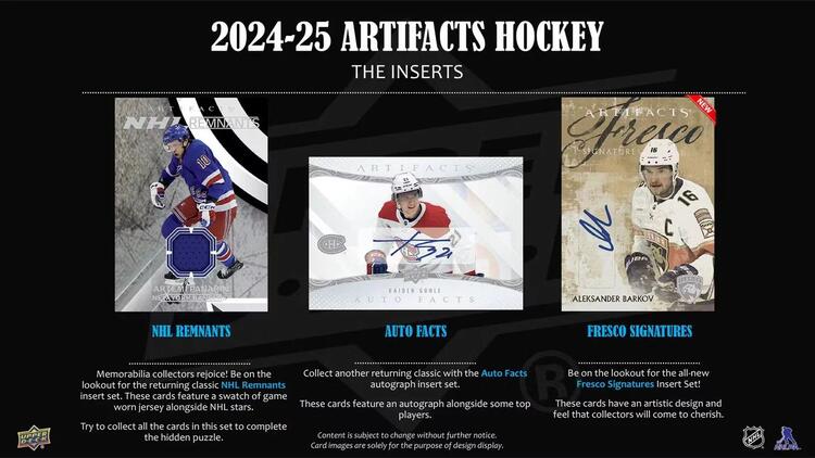 Upper Deck - Booster Hobby - Artifacts 2024-25 Hockey