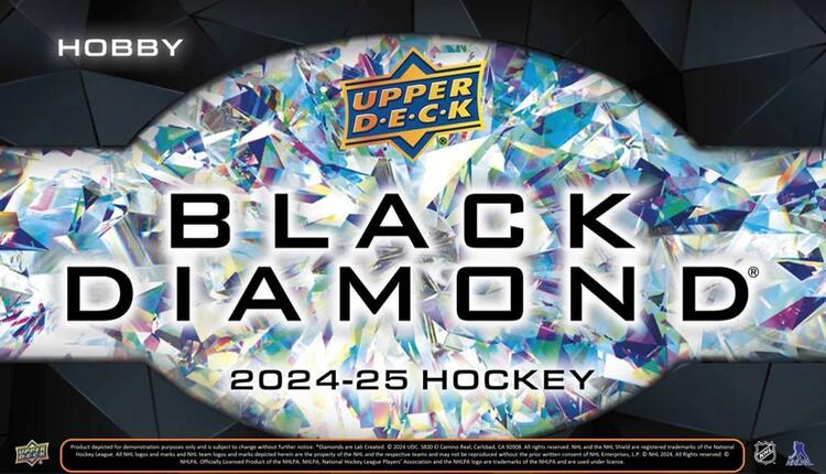 Upper Deck - Hobby Booster Box - Black Diamond 2024-25 Hockey