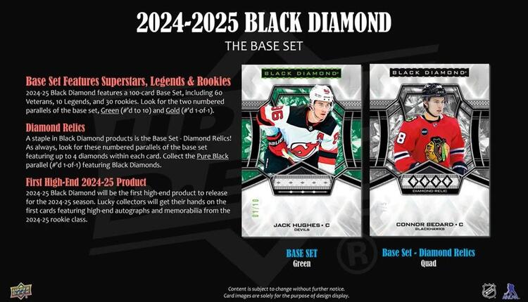 Upper Deck - Hobby Booster Box - Black Diamond 2024-25 Hockey