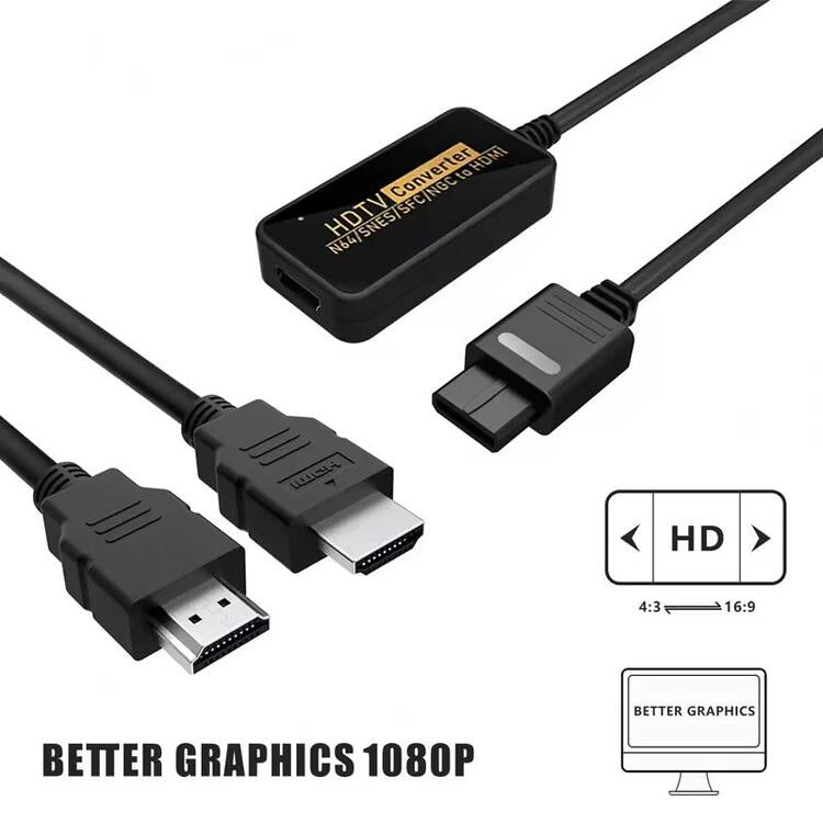 HDTV Converter for Nintendo 64 / SNES et GameCuby to HDMI