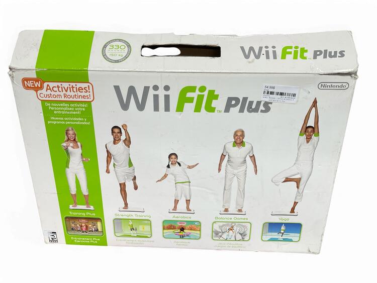 Wii Fit Plus W/ Official Nintendo Wii Balance Board (used)