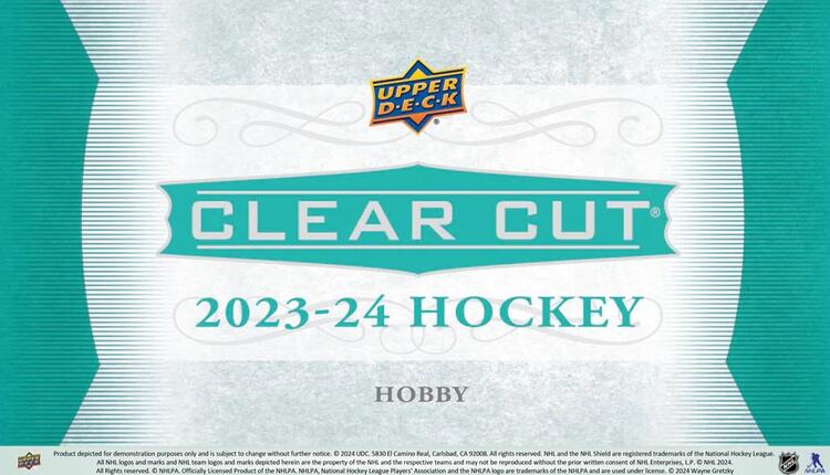 Upper Deck - Hobby Booster Box - Clear Cut 2023-24 hockey