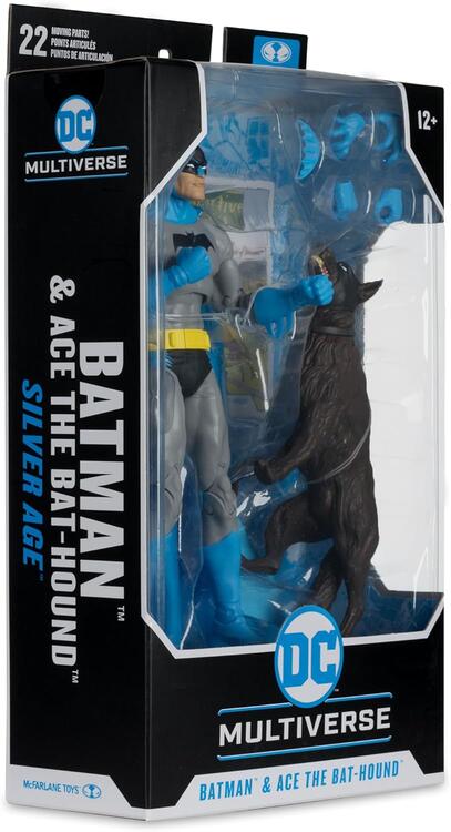 McFarlane - 17.8cm action figurine - DC Multiverse - Silver Age - Batman & Ace The Bat-Hound