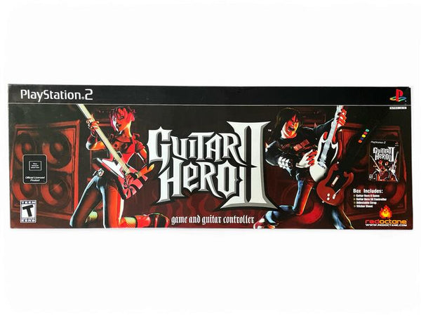 Guitar Hero II - PlayStation 2 Wired Red Gibson Bundle (used)