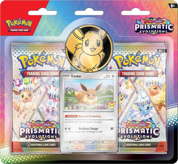 Pokémon - 2 Packs Blister - Scarlet & Violet - Prismatic Evolutions - Eevee