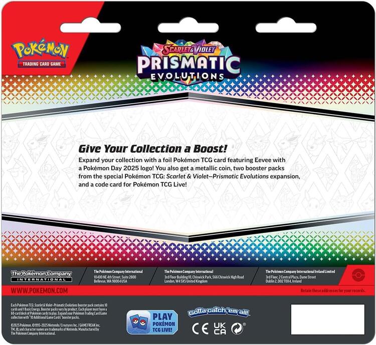 Pokémon - 2 Packs Blister - Scarlet & Violet - Prismatic Evolutions - Eevee