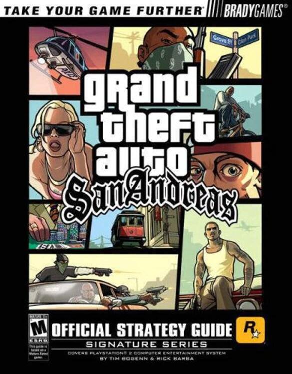 Grand Theft Auto San Andreas - Official Strategy Guide by BradyGames (used)