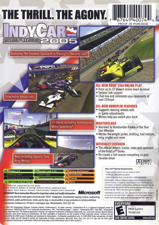 IndyCar Series 2005 (used)