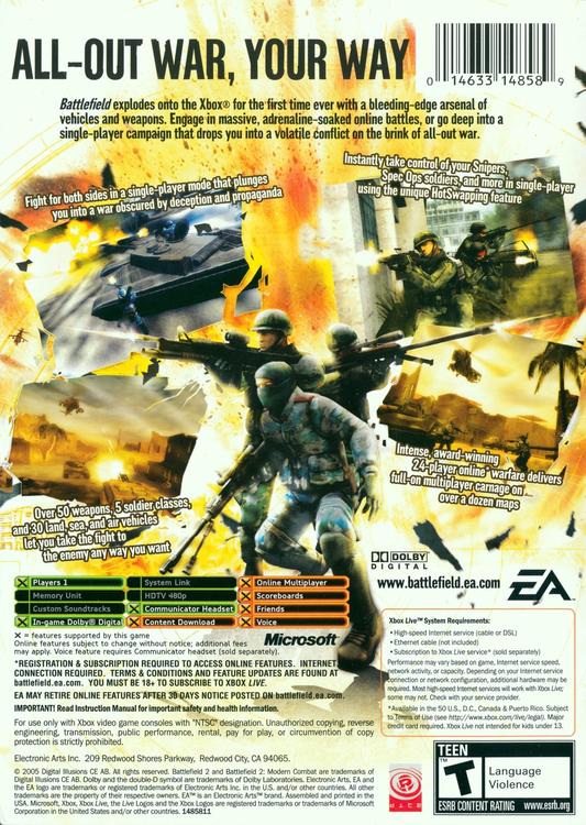 Battlefield 2: Modern Combat (used)