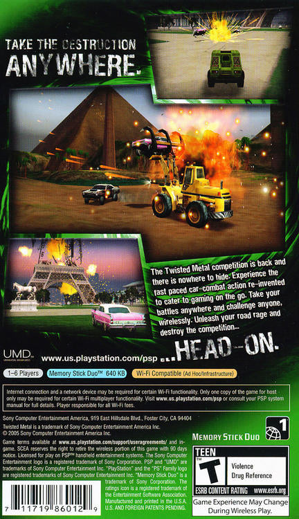 Twisted Metal: Head-On (used)