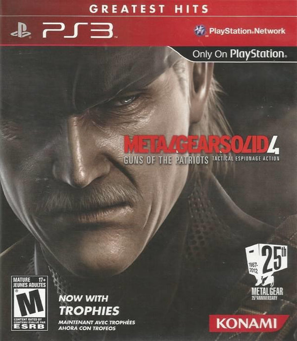 Metal Gear Solid 4: Guns of the Patriots [Greatest Hits] (usagé)