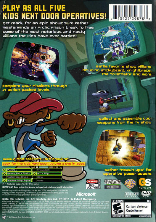 Codename: Kids Next Door: Operation V.I.D.E.O.G.A.M.E (used)