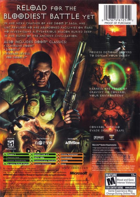 Doom 3: Resurrection of Evil (used)