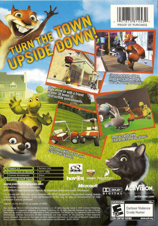 Over the Hedge (used)