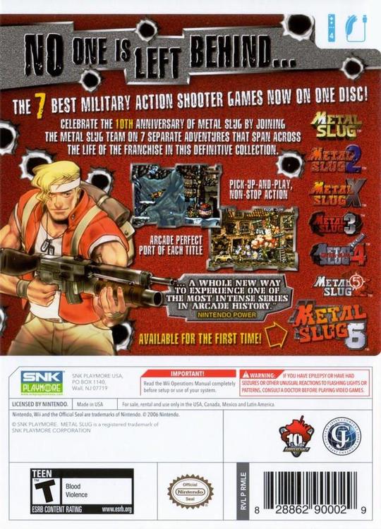 METAL SLUG - ANTHOLOGY (usagé)