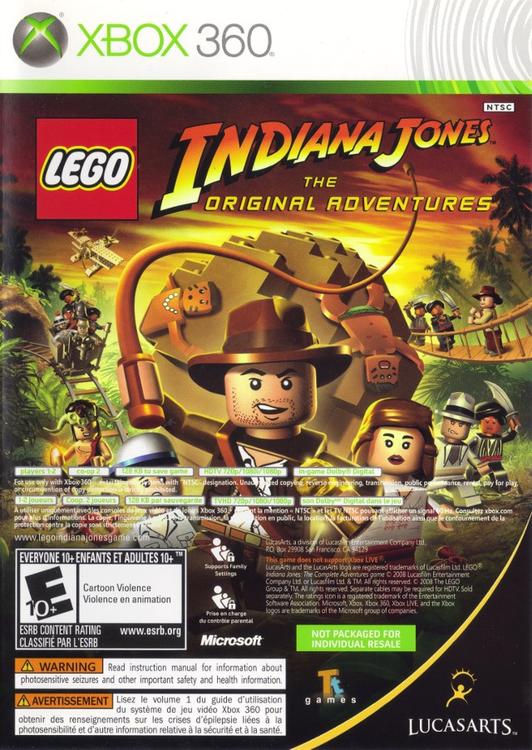 LEGO Indiana Jones: The Original Adventures / DreamWorks Kung Fu Panda (usagé)