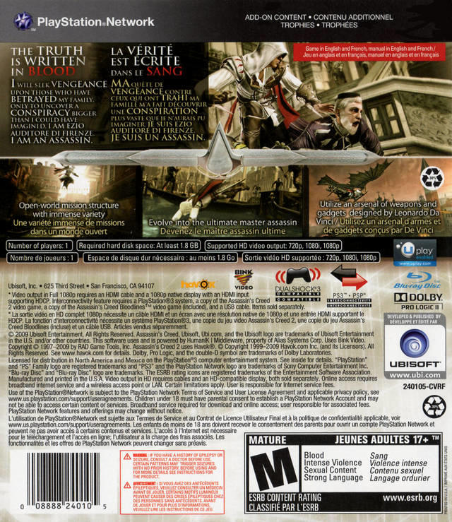 Assassin's Creed II (used)