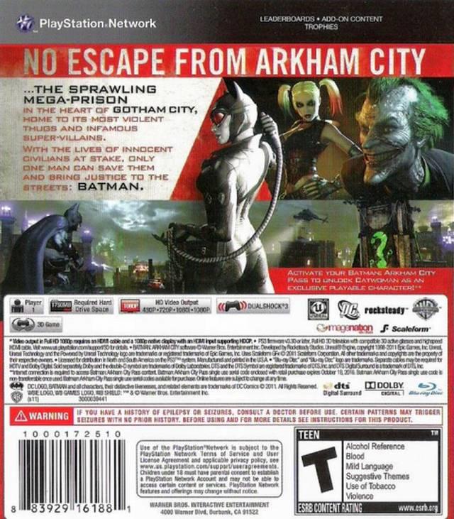 Batman: Arkham City (used)